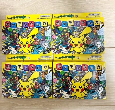 Pokemon Taruka Karuta 4 Piece Set Pikachu Game Cards Japanese New Unopened - Image 1 of 4