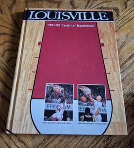 Louisville 1991 - 92 Cardinal Basketball Media Guide Hardcover Book - Picture 1 of 2