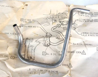 Tubo de vacío elevador 64-67 Pontiac Tempest Lemans NOS GM 2BBL 65 66 326 389 400 Foto 1 de 2