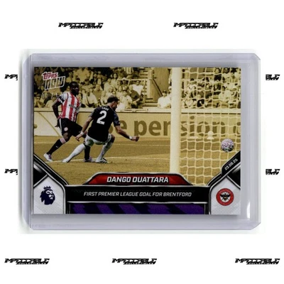 2025 Topps Now Premier League - Gold #9 Dango Ouattara /50 First PL Goal - Image 1 of 2