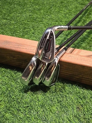 RH TaylorMade Rsi1 Iron Set 7-9, PW REAX GRAPHITE Regular Flex 4 Clubs UPC380 - Image 1 of 4