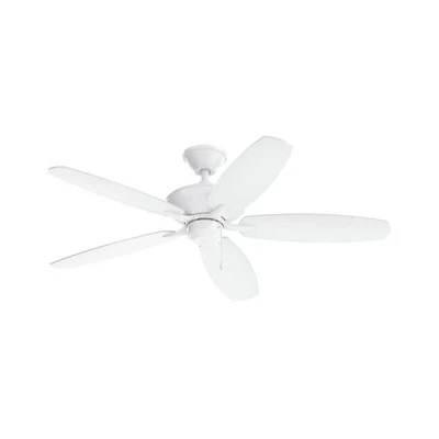 Kichler Lighting 330160MWH Renew 52 inch Matte White Ceiling Fan - Image 1 of 4