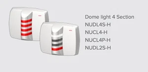 Ascom NUDL4S-H/1E Dome Light 4 Section Patient Call Light - Picture 1 of 5