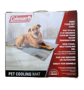 Alfombra de enfriamiento Coleman para perros grande 20*36 en coral + juguete para perros - Imagen 1 de 3