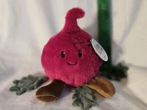 Neu 9 Zoll groß Giggle Scape rote Rüben oder Rettich Plüschtier - 1 Jahr + Zielscheibe - Bild 1 von 9