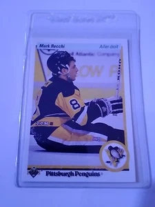1990-91 Upper Deck - French #178 Mark Recchi (RC) - Picture 1 of 2
