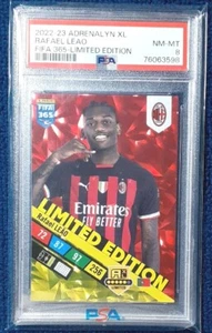2022-23 Panini Adrenalyn XL FIFA 365 Rafael Leao PSA 8 Nm-Mt Limited Edition Red - Bild 1 von 3
