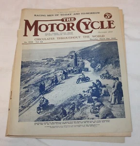 The Motor Cycle BSA Magazine Booklet 1940 Issue 1928 Vol 64 Biker Motorcycle - Picture 1 of 7