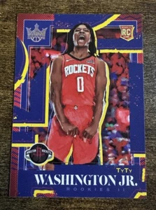 2022-23 Panini Court Kings Ty Ty Washington Level 2 II Rookie RC #129 Rockets SP - Picture 1 of 2