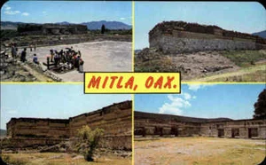 MEXICO Postcard Tarjeta Postal ~1970 MITLA Oax. Multi-View Mehrbildkarte color - Bild 1 von 2