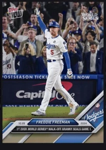 2024 TOPPS NOW- World Series Grand Slam -FREDDIE FREEMAN(Topps Bunt Digital card - Picture 1 of 1