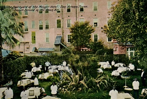 Postal de restaurante de hotel San Antonio TX Texas Menger - Imagen 1 de 3