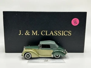 Alvis TA21 Drop Head LHD Closed Hood Green 1/43 Scale Model by J&M Classics 1261 - Picture 1 of 15