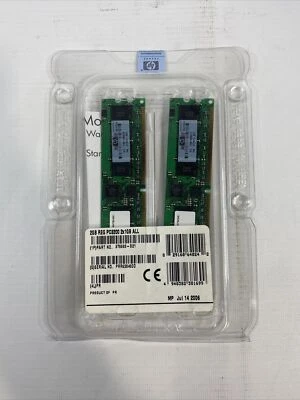 NEW - 376639-B21 2GB  (2x1GB) PC3200 Memory for HP ProLiant - Image 1 of 3