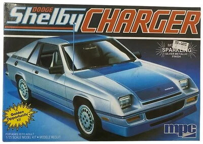 MPC 1984 Dodge Shelby Charger Vintage 1983 1/25 Model Kit NEW SEALED #1-0876 - Image 1 of 4