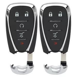 2x For Chevy Traverse 2018 2019 2020 Remote Control Key Fob Uncut Shell Case - Picture 1 of 8