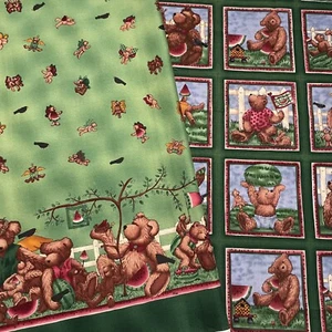 A Slice of Summer Teresa Kogut Dbl Border + Panel Cotton Fabric Bundle 3.75yards - Picture 1 of 5