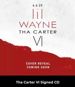LIL WAYNE Tha Carter VI 6 Signed CD In Hand Fast Shipping - Picture 1 of 2