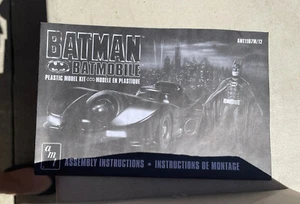 AMT Batman 1989 Batmobile Plastic Model Kit 1/25 Scale With Resin Batman Figure  - Picture 1 of 12