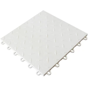 EAGLE FLOORING White Instant Floor Tile - Picture 1 of 11