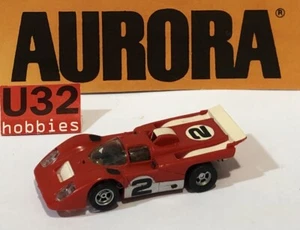 SLOT CAR AURORA AFX 1905 FERRARI 512M  #2 ROJO - Imagen 1 de 6