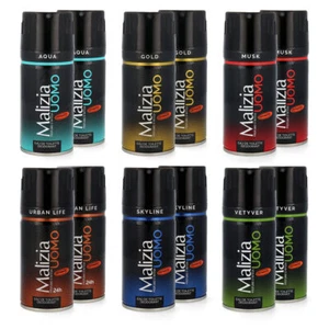 Malizia Men's Deo Mix 12 x 150ml Dream Set