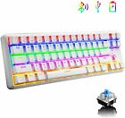 60% Wireless Bluetooth&Wired Mechanical Gaming Keyboard RGB Backlit Rechargeable