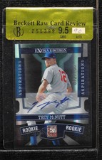 2010 Donruss Elite Extra Edition Aspirations Die-Cut Signatures Trey McNutt Auto