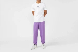 Nike Solo Swoosh Men's Fleece Pants Purple DX0815-567 Size Medium - Picture 1 of 7