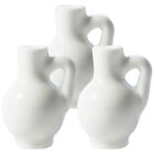  3 Pcs Weiße Vase Blumenvase Aus Keramik Mini Arrangement Topf Keramikvase