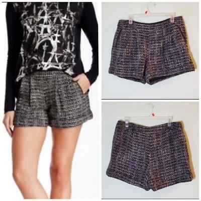 NWT! CATHERINE by Catherine Malandrino Chic Tweed Tailored Shorts Size 10 - Image 1 of 4
