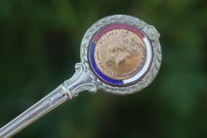 Vintage Spoon Coronation of Queen Elizabeth II June 1953 Souvenir Royal Family - Picture 1 of 11