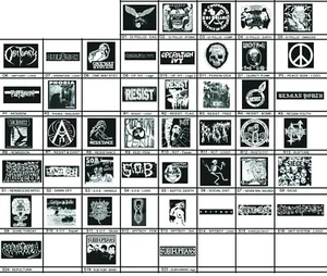 O-S - Patches - Punk, Kruste, Schleifkern, Hartkern, vegan, Frieden, Anarcho, - Bild 1 von 2