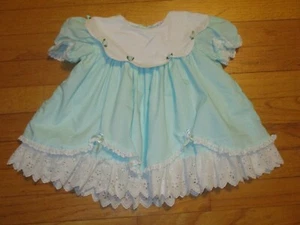Vintage Lace Me ausgefallenes Rüschenkleid Größe L (18-24 Monate?) - Bild 1 von 8