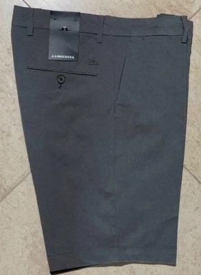 Pantalones cortos de ventilación de golf J. Lindeberg para hombre GMPA06869 gárgola (gris) talla 30 nuevos con etiquetas Foto 1 de 4