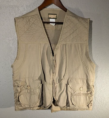 SafTBak Khaki Hunting Vest Gamebag Back XXL Hunting Gear Shooting Jacket Outdoor - Image 1 of 4