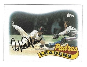 Autographed ROBERTO ALOMAR San Diego Padres 1989 Topps Card #231 W/ COA - Picture 1 of 1