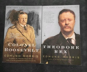 Lot Of 2 Edmund Morris Paperbacks Theodore Rex & Colonel Roosevelt - Picture 1 of 2
