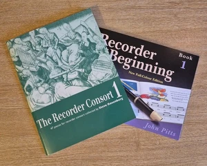 THE RECORDER CONSORT VOL 1 AND RECORDER FROM THE BEGINNING BOOK 1 - Imagen 1 de 6