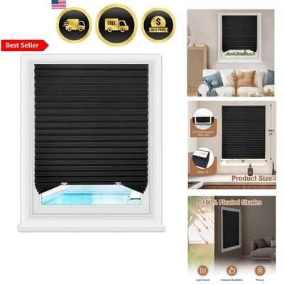 Paquete de 6 persianas de papel filtrante de luz inalámbricas para ventanas 36x72 Foto 1 de 4