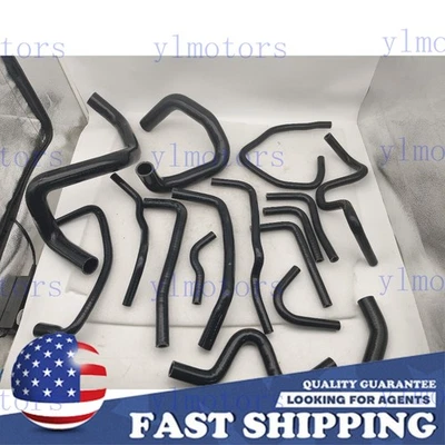 Silicone Radiator Hose Kit Black For Toyota Celica GT GT-S 00-05 - Image 1 of 3