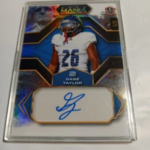 Wild Card Gabe Taylor 2024 #AMAH-GT Auto Mania Prospect #1/3 Owls Commanders SSP - Foto 1 di 3