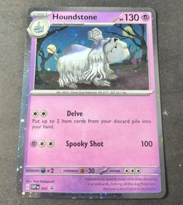 Pokemon Houndstone Cosmos Holo Black Star carta promozionale SVPEN 042 LP - Foto 1 di 1