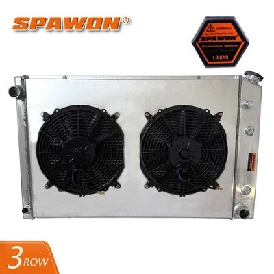 3Row Radiator Fan Shroud For 1981-1991 Chevrolet Blazer K/P/R/C/G/V GMC Jimmy AT - Image 1 of 4