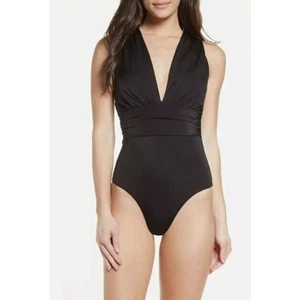 Chelsea28 Women's Convertible 4-Way One-Piece Swimsuit in Black Small MSRP $89 - Picture 1 of 9