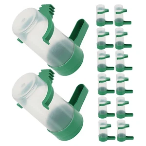 Distributore automatico gabbia mangiatoia borraccia 18 pezzi - Foto 1 di 12