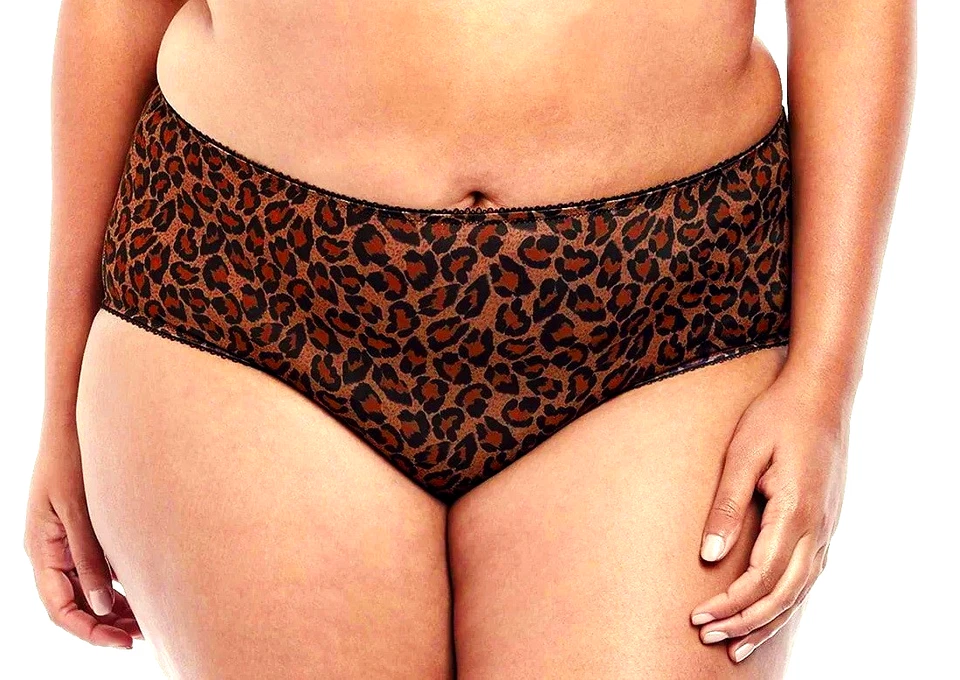 ¡¡¡MÁS ALLÁ DE SEXY!!! BRAGAS GODDESS KAYLA RESBALADIZAS SEDOSAS SATINADAS ESTAMPADO LEOPARDO 4XL NUEVAS CON ETIQUETAS Foto 1 de 4