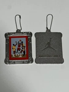 Nike X Jordan X NINA CHANEL ABNEY BULLS VS LAKERS FRAME METAL HANG TAG - Picture 1 of 4
