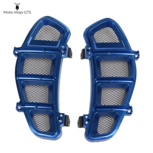 Parrillas laterales de ventilación Vespa GTS GTV GT azul 125 200 250 300 - Imagen 1 de 4