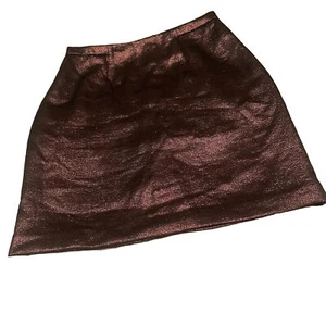 💃💛Falda Metálica Bronce Oscuro Marca Anthropologie Talla OP NUEVA CON ETIQUETAS - Imagen 1 de 6